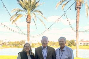 (L to R) Marci Campbell, Chair of the Accreditation Committee; Michael Finley, Office of Training and Development Director at MSPB; and Randy Harrison, Chair of the National Certified Public Manager Consortium